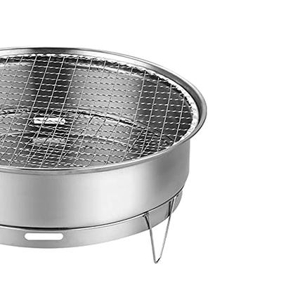 Multifunctional Barbecue Grill,Korean BBQ Grills, Stainless Steel, Portable  Tabletop Grill Small BBQ Grills for Backyard Bakeware 