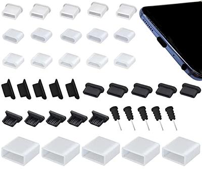 40 Pcs 8 Types Silicone Anti Dust Cover Plugs + Charging Port Protector Cover  Cap + Plastic Cable Port Dust Stopper Compatible with Apple Micro USB  Type-C, Earphone Plug Jack Cap - Yahoo Shopping