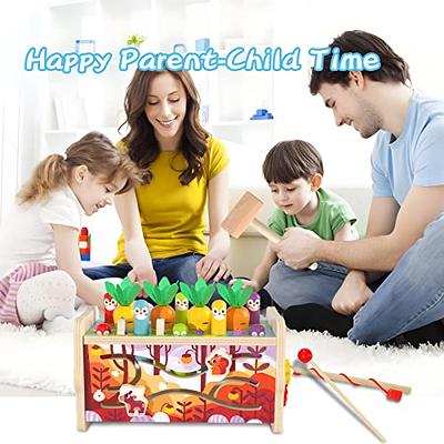 8 in 1 Baby Toys, Wooden Hammer Toddler Toys for 1 Year+, Montessori Early  Education Sensory Toy with Hammering pounding Toys,Xylophone,Gear,Clock, Fishing,Catch Worm,Harvest Carrots,Animal Slide Game - Yahoo Shopping