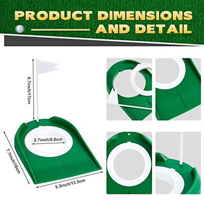 4pcs Golf Cup Cover Golf Hole Putting Green Cup Golf Practice Training Aids  Green Hole Cup for Outdoor Activities