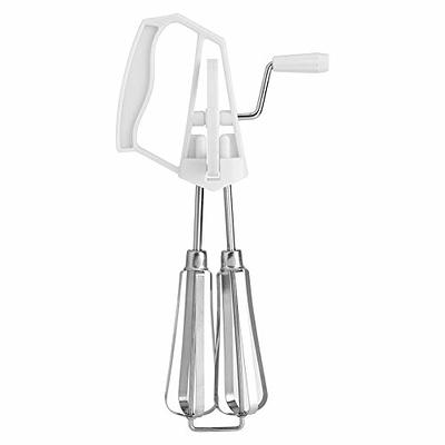 Rotary Manual Hand Whisk Egg Beater Mixer Blender Stainless Steel Kitchen  Tools