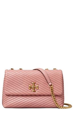TORY BURCH: Small Fleming bag in quilted leather - Pink