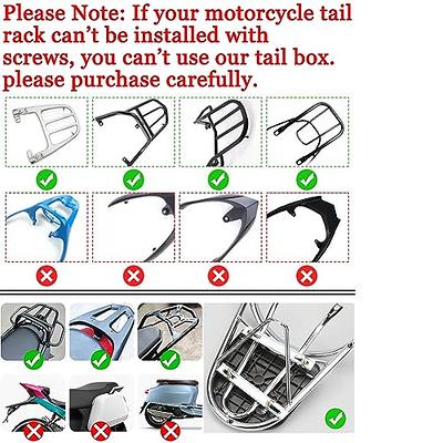 Backrest for motorbike and scooter top case