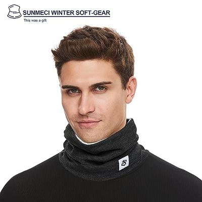 SUNMECI Neck Gaiter Warmer Ski Scarf Windproof Mask - Thick Fleece Neck  Warmer Cold Weather Face Mask