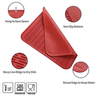 Large Silicone Mats for Kitchen Counter, 2mm Thick Heat Resistant Placemats Extra  Large Pastry Mat, Glass Top Stove Cover