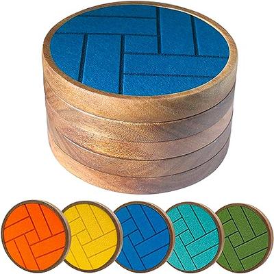 Farmhouse Decor Wood Coasters for Drinks - Kitchen Table Drink Coaster Set  of 4 - Yahoo Shopping