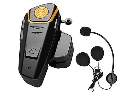 Motorcycle Bluetooth Helmet Headset 10 Riders Group Motorbike Intercom with  Music Sharing FM Hand-free Call Bluetooth 5.0 Helmet Communication System