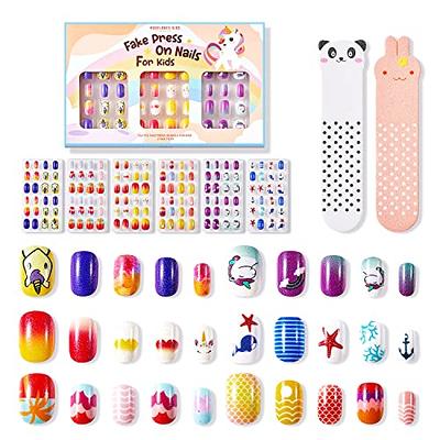 Nail Art Kit For Girls Nail Polish Set For Girls 40 Pcs Kids Nail Stickers  Toy DIY Peelable Pressing Makeup Craft Set Nail - AliExpress