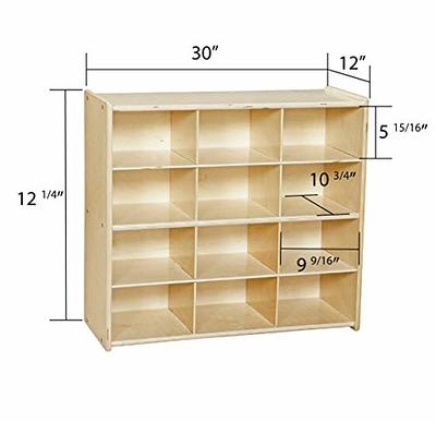 VECELO 3-Tier Bookcase,Small Storage Shelves,Industrial Shelving Unit for  Living Room,Bedroom,Classroom,Brown