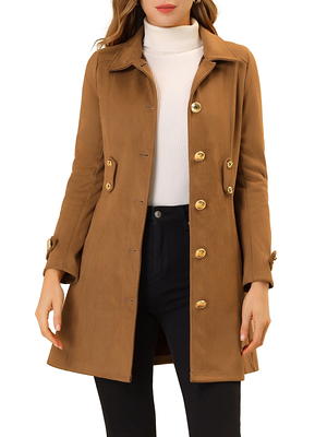 Bernardo Faux Suede Belted Trench Coat in Almond at Nordstrom, Size Large -  Yahoo Shopping