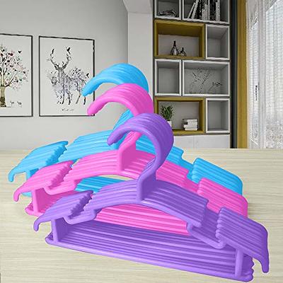 GoodtoU 60Pack Baby Clothes Hangers for Closet Plastic Small Kids