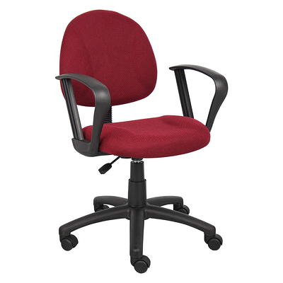 Posture Chair With Adjustable Arms Black - Boss Office Products : Target