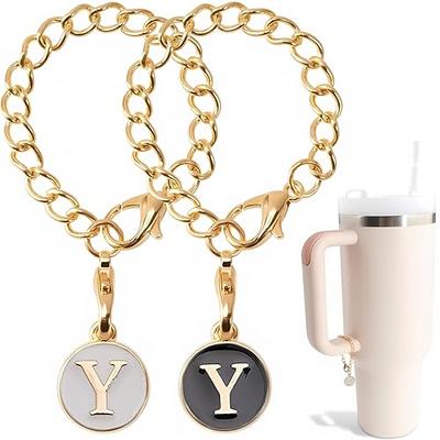 Tovly 2PCS Letter Charm Accessories For Stanley Cup A-Z ID Initial Pendants  Personalized Charms For Stanley Tumbler Handle (S) - Yahoo Shopping