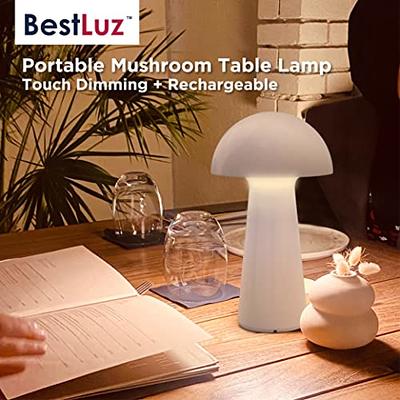 Timjorman Modern LED CordlessTable Lamp,4000mAh Rechargeable