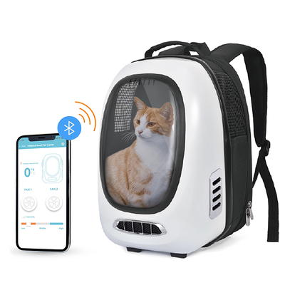 Pet Cat Carrier Bag Cat Carrier Backpack Square Outdoor Carry Travel Pet  Bags Breathable Transparent Cats