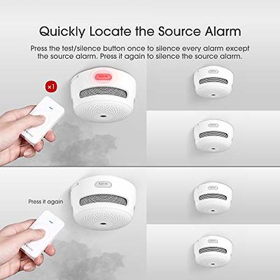 Smart WiFi Smoke & Carbon Monoxide Detector, Battery Backup, App  Notification, Wireless Interconnect - TREATLIFE