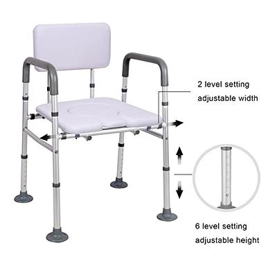 Toilet Seat Riser with Handles and Soft Back, Toilet Seat Risers for  Seniors and Disabled with Padded Seat, Width and Height Adjustable 3-in-1  Raised Toilet Seat with Handles - Yahoo Shopping