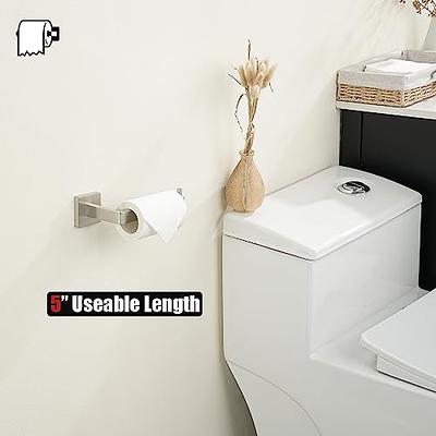 JQK Toilet Paper Holder, 5 Inch 304 Stainless Steel Thick 0.8mm