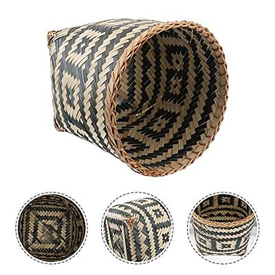 Sorbus Storage Baskets - Woven Paper Rope Material - Set of 4 - Braided  Organizer for Bathroom, Vanity, Closet, & Open Shelves