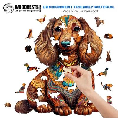 WOODBESTS Wooden Jigsaw Puzzles for Adults Kids  