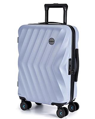  LUGGEX Hard Shell Checked Luggage with Aluminum Frame - 100%  PC No Zipper Suitcase with Spinner Wheels - 4 Metal Corner Hassle-Free