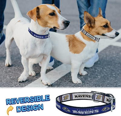 Pets First Baltimore Ravens Reversible Collar Reversible NFL Dog Collar  Premium Two-Sided Pet Collar with NFL Logo, Large - Yahoo Shopping