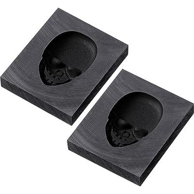 Graphite Mold: 3d Skull Version 2 – Various Sizes – GnG Machine Works