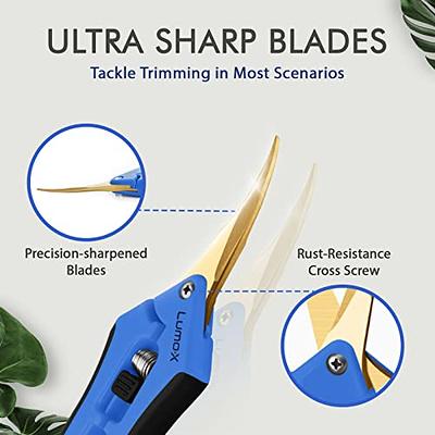  Lumo-X Trimming Scissors 2 Pack Pruning Snips with