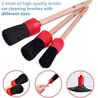 5/ 10pcs Car Detail Brush Kit car detailing brushes set