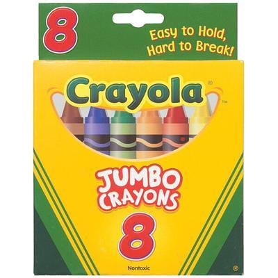 Crayola Ultra-Clean Washable Crayons, Large Size, 8 Colors Per Set