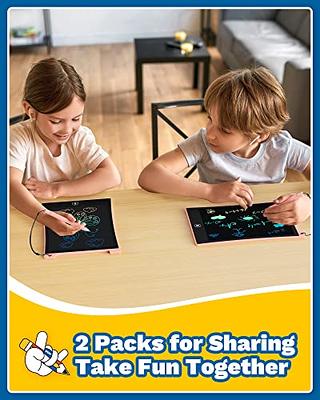  TEKFUN Kids Toys,10in 2 Pack LCD Writing Tablet