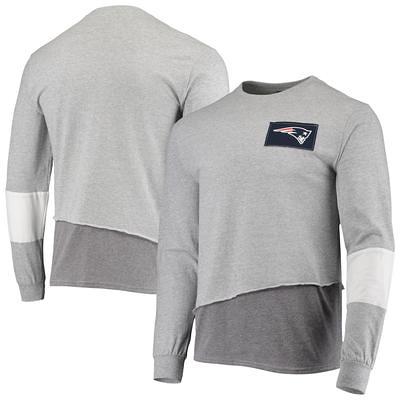 Refried Apparel Men's Refried Apparel Black/Heather Gray Las Vegas Raiders  Sustainable Split Center Pullover Sweatshirt