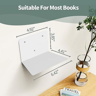 Wall-mounted Invisible Bookshelf Invisible Bookcase Elegant Design  Space-saving