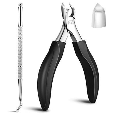 ZenToes Heavy Duty Nail Clippers with Stainless Steel Curved Blade for Ingrown Toenails