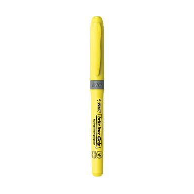 BIC Brite Liner Highlighter, Chisel Tip, Fluorescent Yellow, 12pk. - Sam's  Club