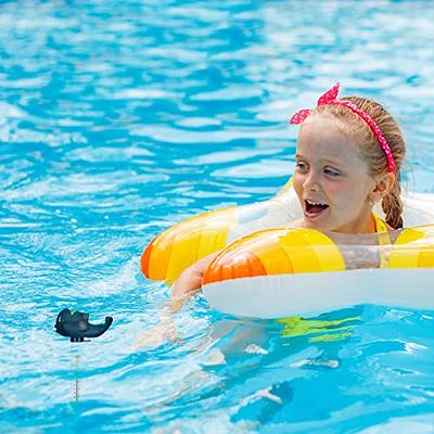 Floating Pool Thermometer Easy Read - Large Size Shark Pool Water