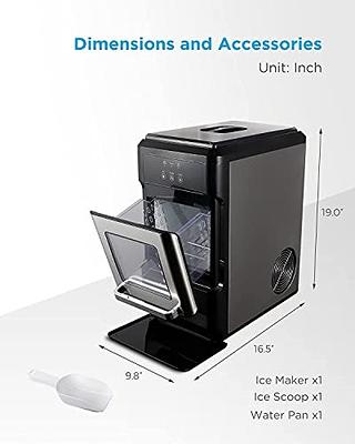  Northair Countertop 2 in 1 Ice Maker with Water