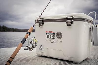 Engel 19qt Live Bait Cooler Box with 2nd Gen 2-Speed Portable Aerator Pump.  Fishing Bait Station and Minnow Bucket for Shrimp, Minnows, and Other Live  Bait - ENGLBC19-N in White - Yahoo