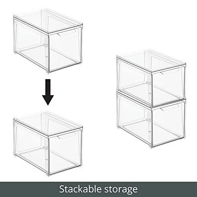  mDesign Plastic Stackable Bathroom Storage Organizer