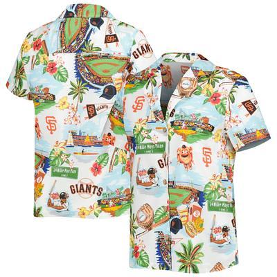 Reyn Spooner Men's San Diego Padres scenic Button Down T-Shirt - Tan - XL Each