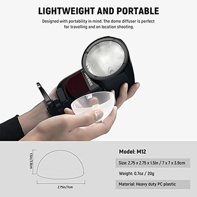 Andoer Portable Universal Camera Flash Reflector Speedlite Bounce Diffuser  Board with Silver & White Reflective Surface Replacement for Canon Nikon