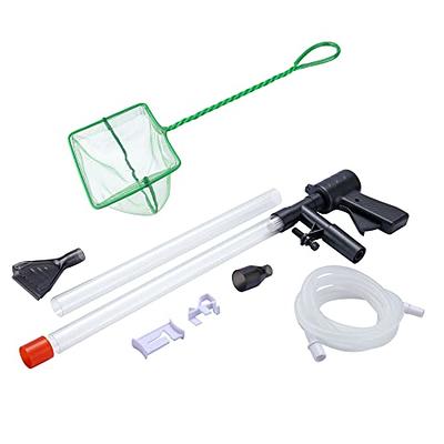 AQUEON Aquarium Siphon Vacuum Aquarium Gravel Cleaner, 5-in 