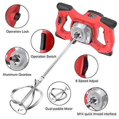 2pcs Paint Mixer Epoxy Resin Pigment Mixing Paddle Electric Drill