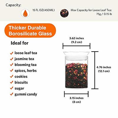 zmybcpack 8 Pack 20 oz (600 ml) Clear Straight Cylinders Plastic Storage Jars- Wide Opening Tubs with Aluminum Lids - BPA Free Pet Container Home 