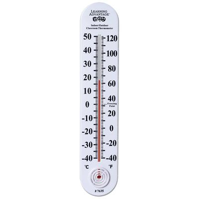 9.125 Plainview Indoor and Outdoor Thermometer with Hygrometer