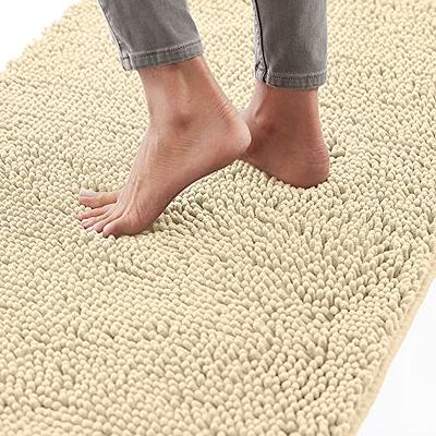 Gorilla Grip Bath Rug 44x26, Thick Soft Absorbent Chenille, Rubber Backing  Quick Dry Microfiber Mats, Machine Washable Rugs for Shower Floor, Bathroom  Runner Bathmat Accessories Decor, Sand - Yahoo Shopping