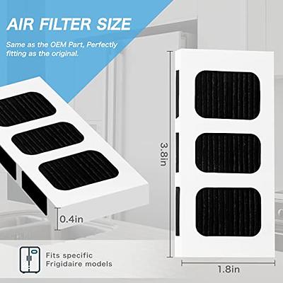 SEISSO Frigidaire PAULTRA Refrigerator Air Filter Replacement,Compatible  with Frigidaire Pure Air Ultra and Electrolux EAFCBF, PAULTRA,  SCPUREAIR2PK, RAF1150, 242047801, 242047804,242061001(6 Pack) 