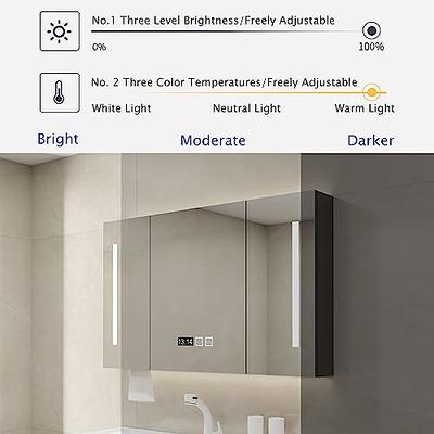 Oversized Bathroom Medicine Cabinet Wall Mounted Storage With Mirror, Hanging  Bathroom Wall Cabinet Organizer - Yahoo Shopping