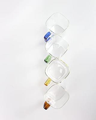 Plastic Mugs - Clear Square Coffee Mugs