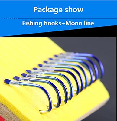 AMHDV Small Fishing Hooks with Line, Super Quick Penetration Fishing Hook  Tie Nylon Line (Pack of 20) (8#) - Yahoo Shopping